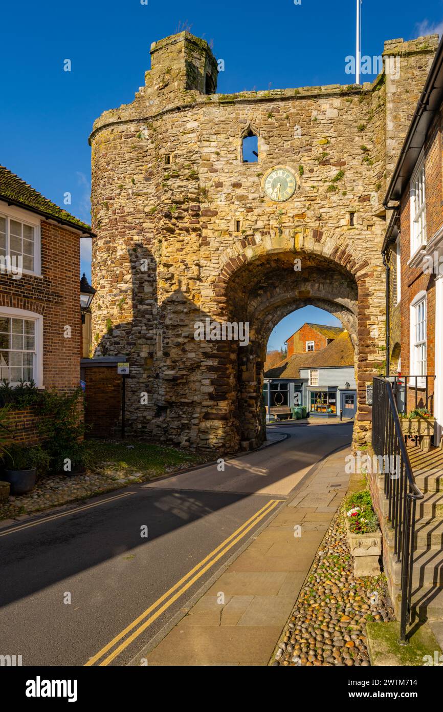 The Landgate Rye East Sussex Stock Photo