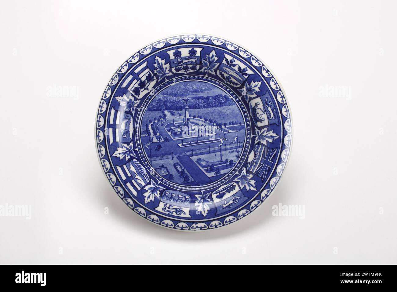 Commemorative plate - Monument to Sir George-Étienne Cartier Stock ...