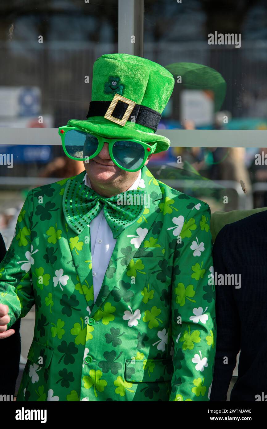 St.Patrick Day , Limerick Ireland ,17 March 2024 ,cultural event Stock Photo