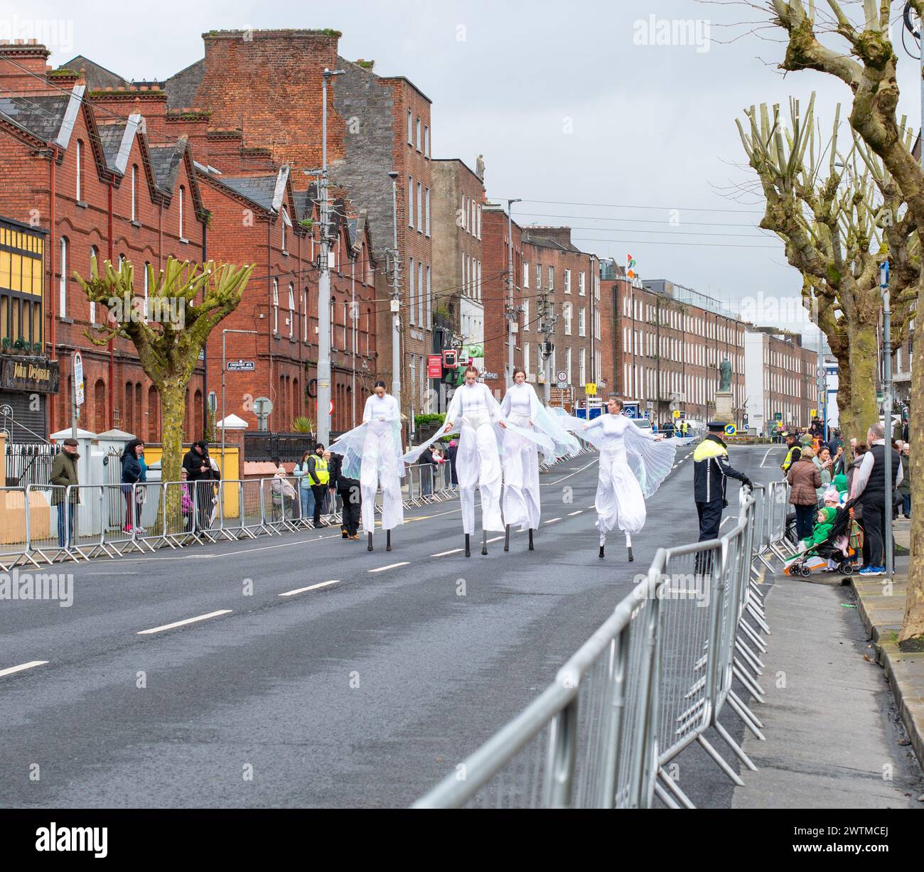 St.Patrick Day , Limerick Ireland ,17 March 2024 ,cultural event Stock Photo