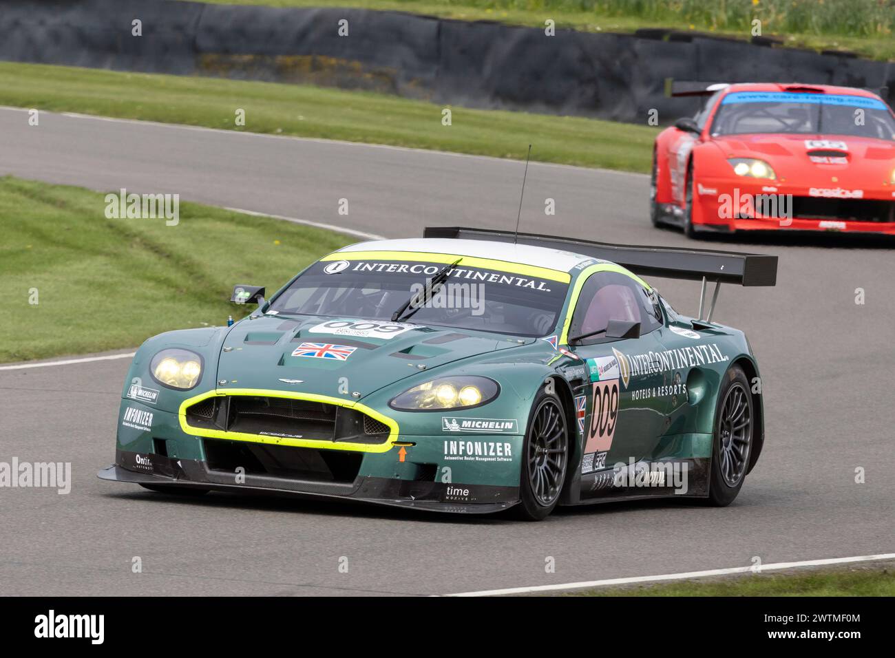 The Team Modena Aston Martin DBR9 at Le Mans 24 hour race 2008. France
