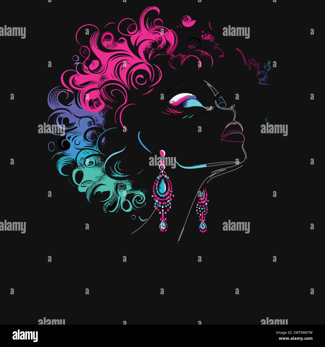 Beauty standards woman Stock Vector Images - Alamy