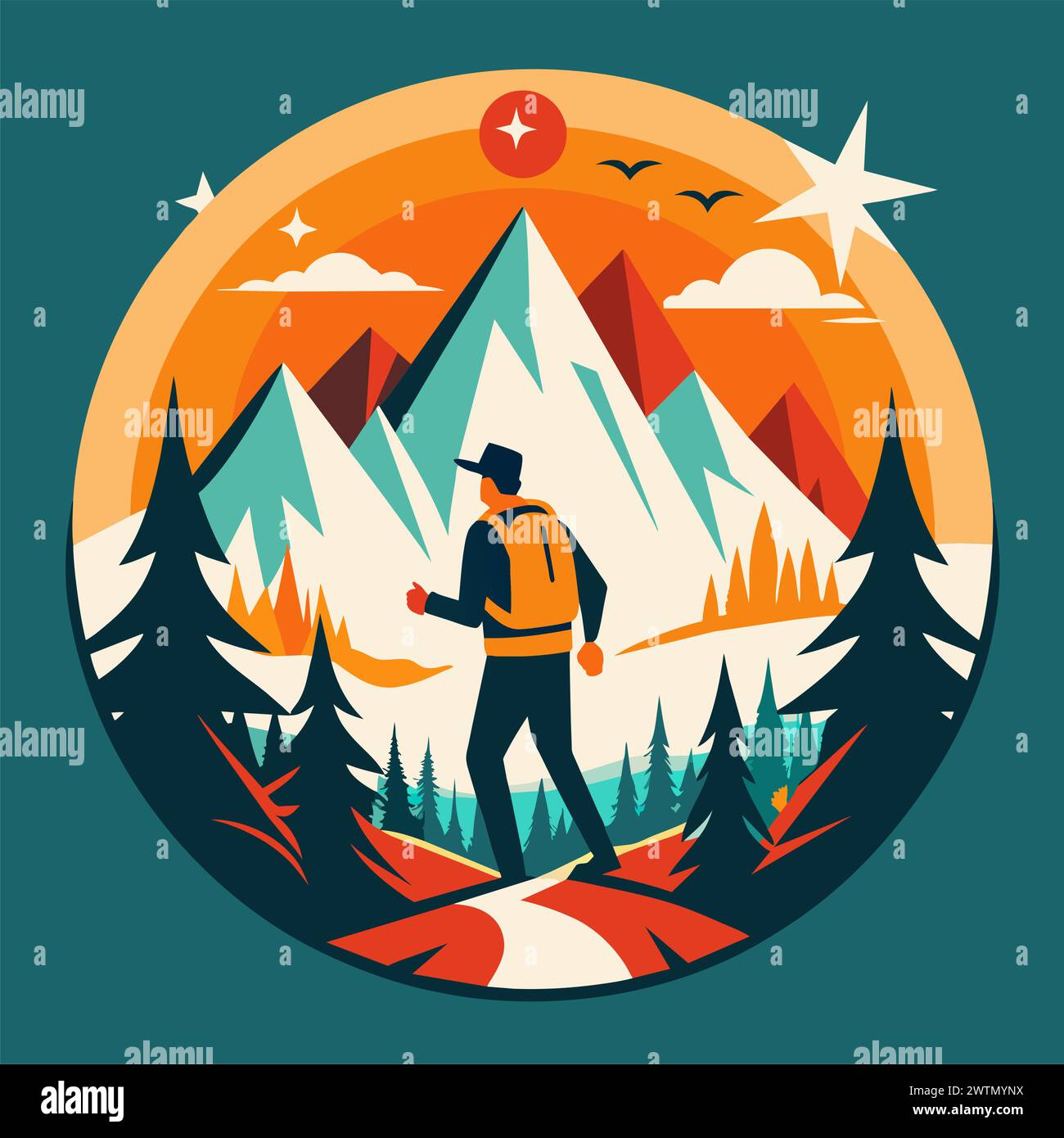 Adventure insignia hi-res stock photography and images - Alamy
