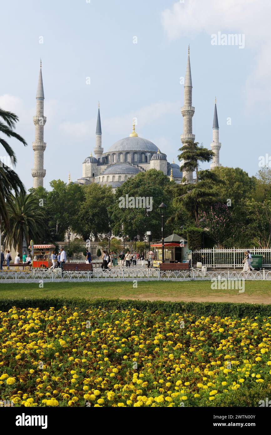 Istanbul is the largest city in Turkey. The European, historical part of the city. Stock Photo