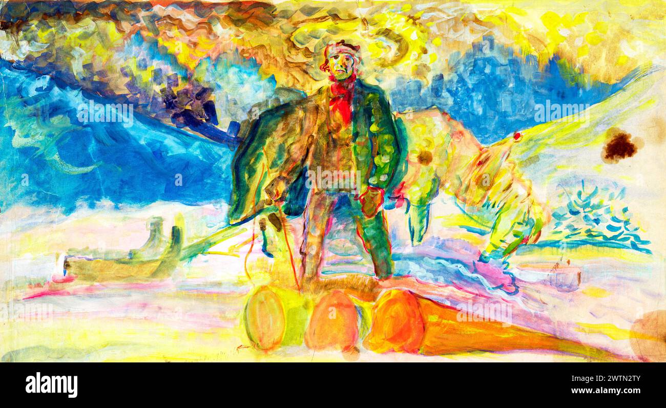 Weighing wood by Arnold Peter Weisz Kubincan Stock Photo Alamy