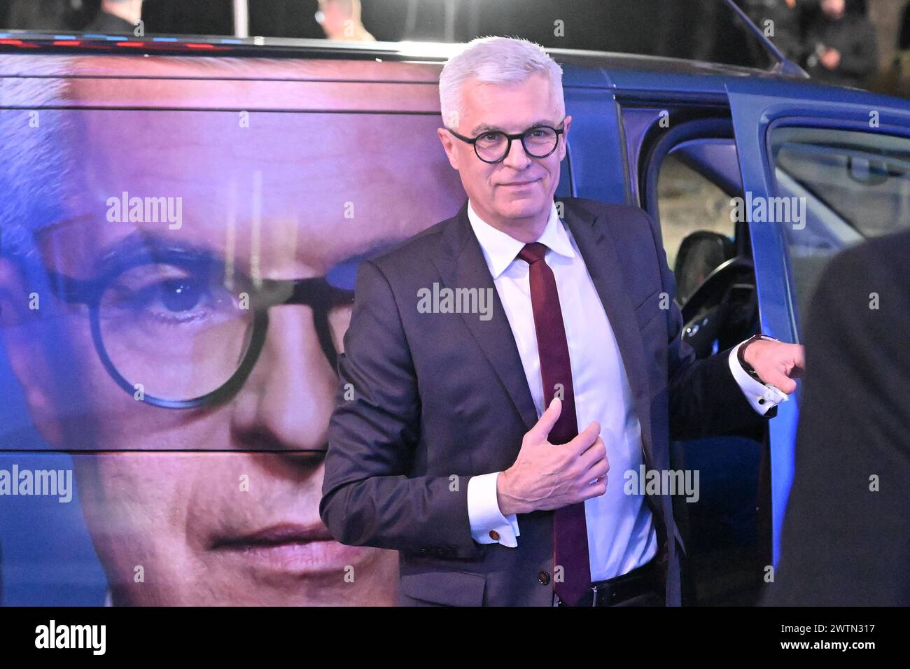 Bratislava, Slovakia. 18th Mar, 2024. Slovak presidential candidate and