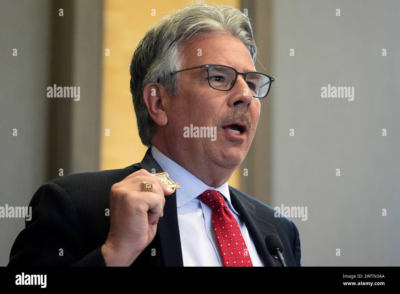 Ken Gormley, Duquesne University president speaks on campus in