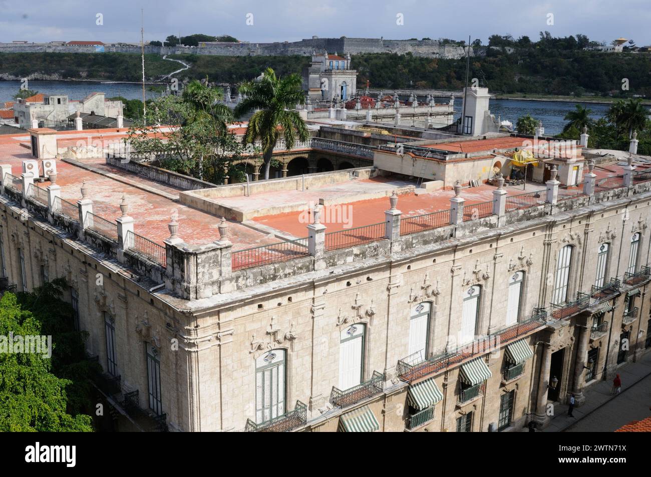 Das Kolonialstilgebäude des Palacio de los Capitanes Generales, Sitz der spanischen Gouverneure, Headquarter of the spanish governors in Havanna-City Stock Photo