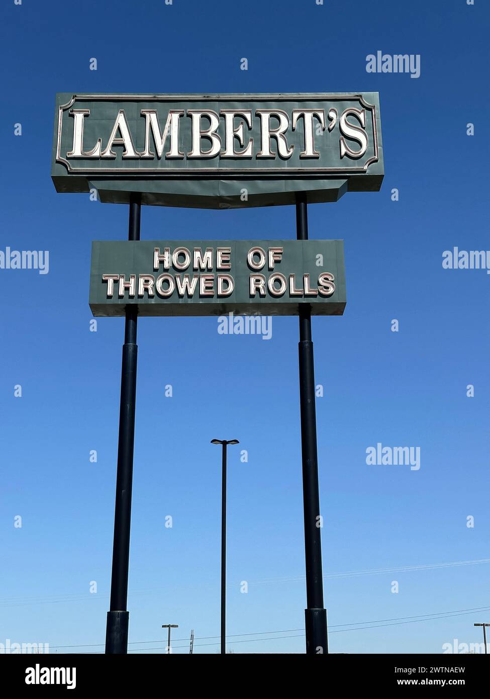 Ozark, Missouri March 10, 2024 Lambert's Cafe Home of the Throwed