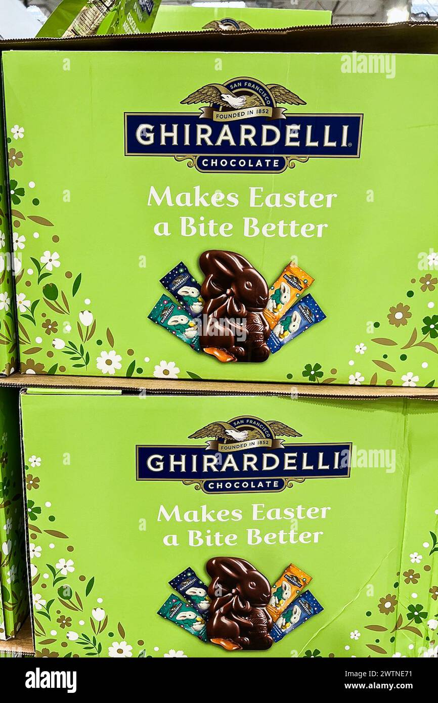 Boca Raton, United States. 13th Mar, 2024. Candy and chocolates for ...