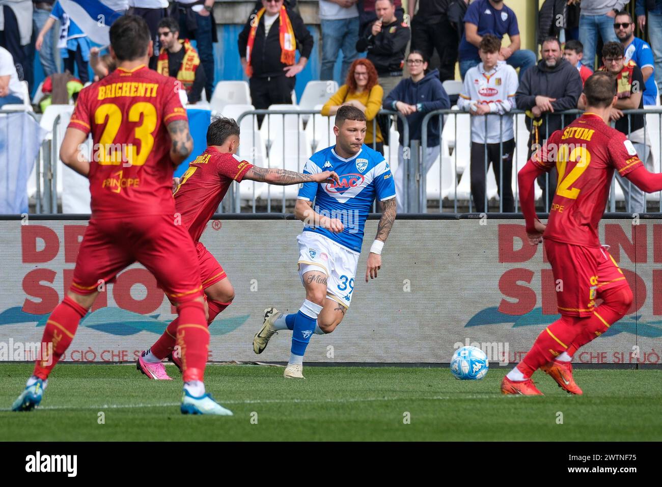 Michele Besaggio of Brescia Calcio FC during the Italian Serie B soccer