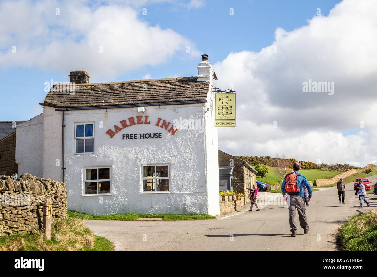 The Barrel Inn at Bretton the highest pub in Derbyshire dates back to 1597 and stands at the