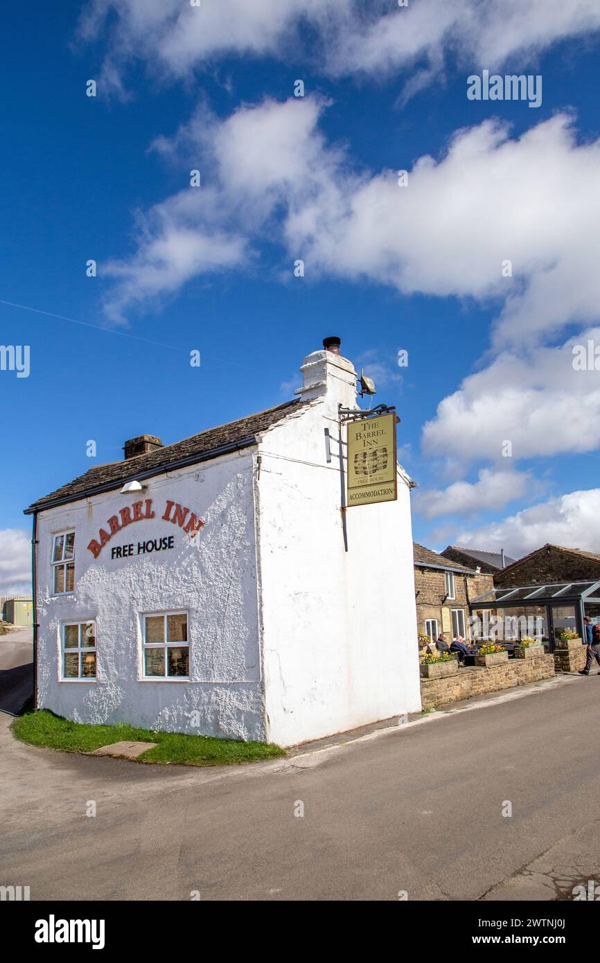 The Barrel Inn at Bretton the highest pub in Derbyshire dates back to 1597 and stands at the