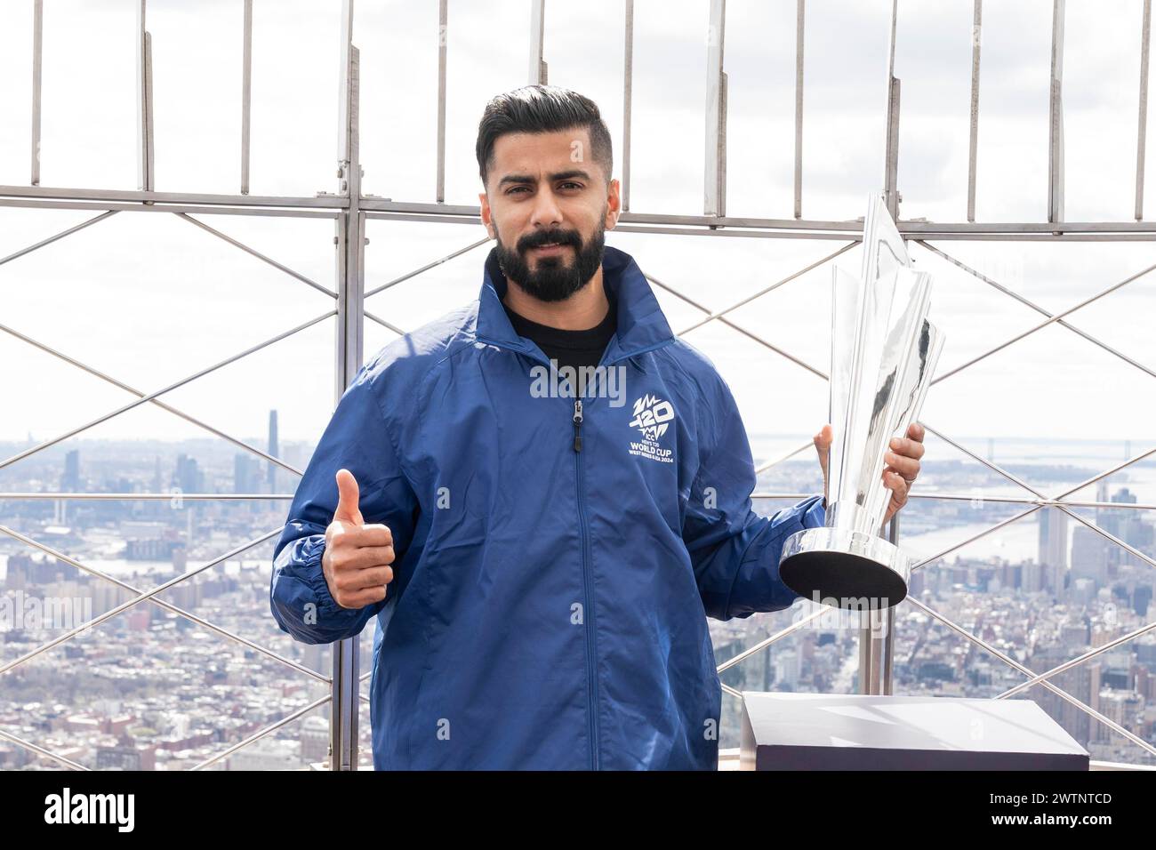 New York New York USA 18th Mar 2024 Professional Cricketer Ali new-york-new-york-usa-18th-mar-2024-professional-cricketer-ali