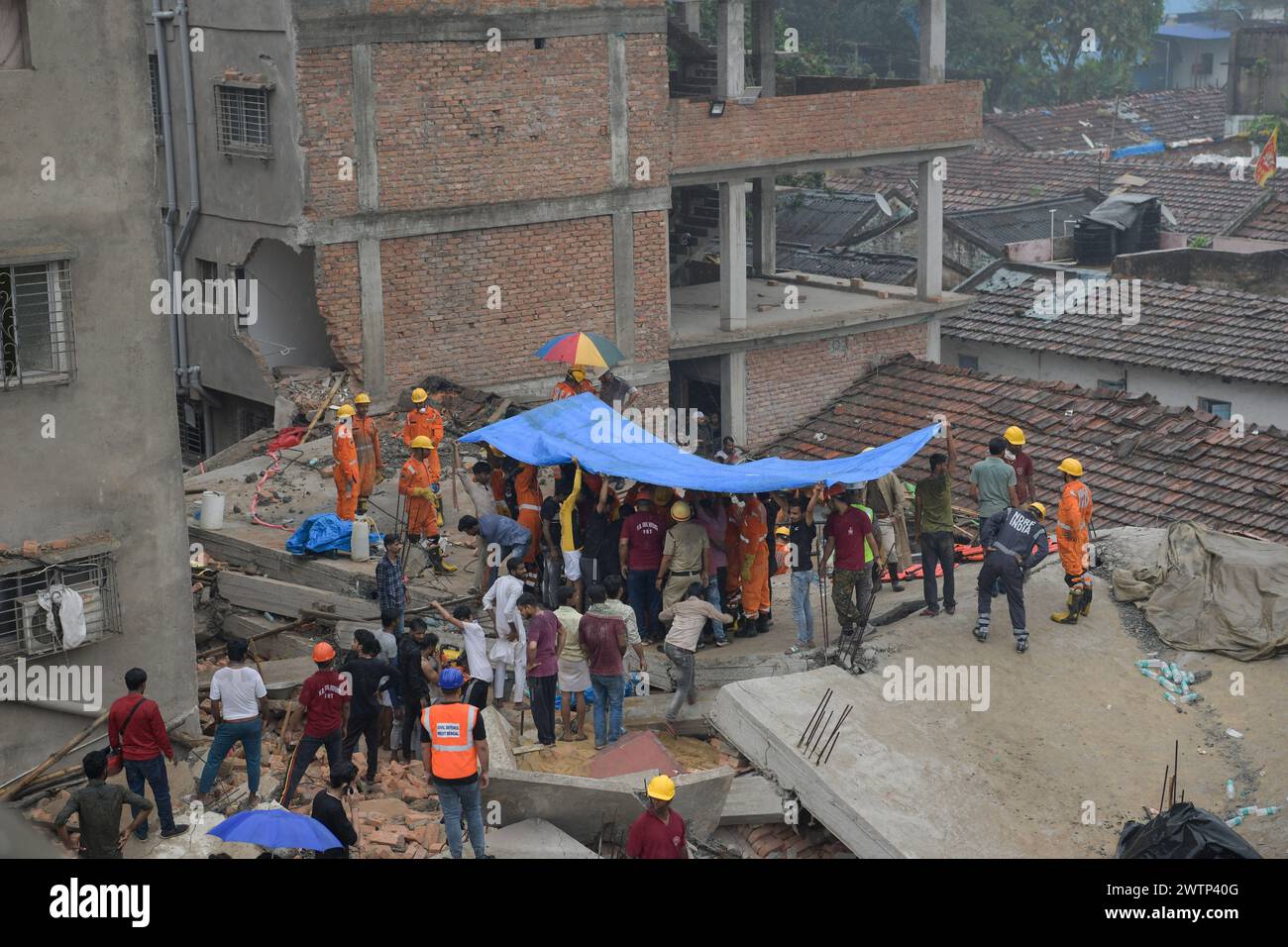 Ndff Rescue Kolkata, India. 18th Mar, 2024. Members of the National Disaster ...
