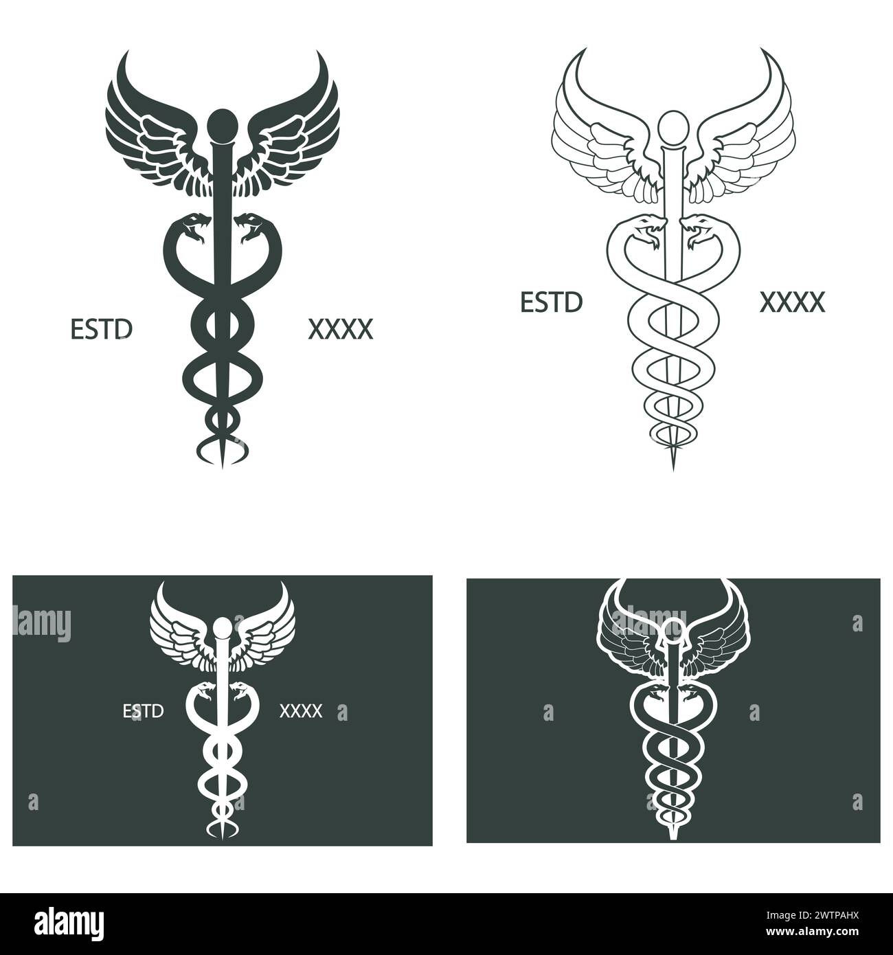 Collection of medical vector icon logos Stock Vector Image & Art - Alamy