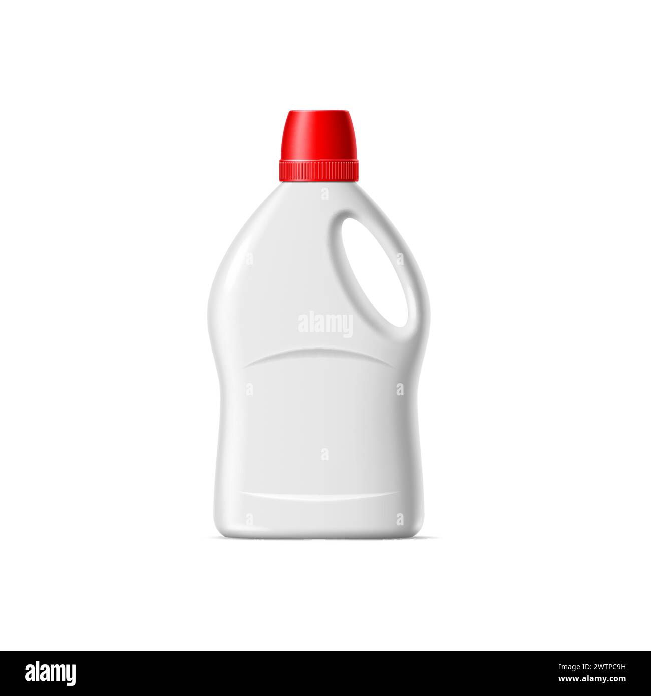 Realistic liquid laundry detergent plastic bottle or container 3d ...