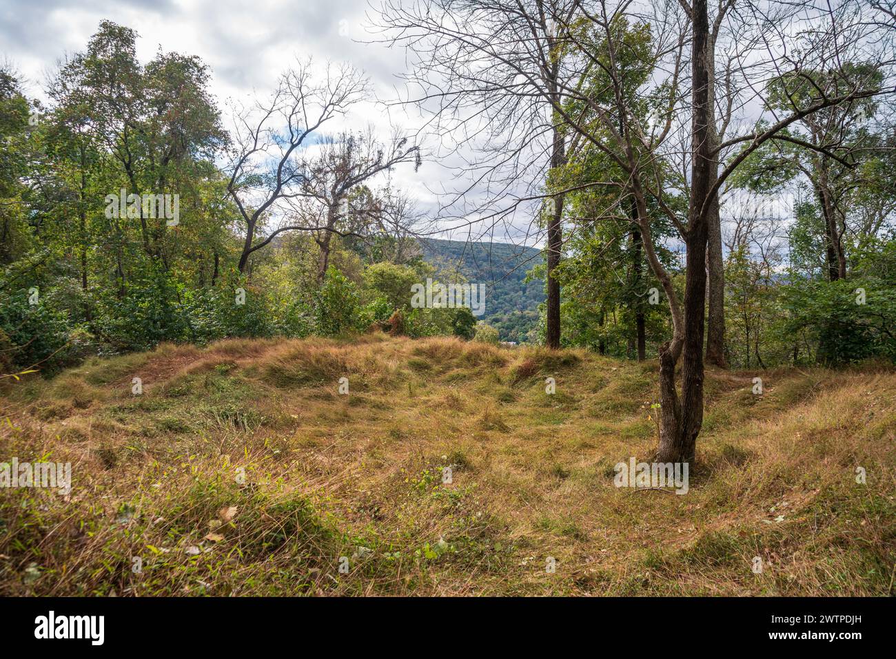 Beautiful Day at Harpers Ferry National Historical Park Stock Photo