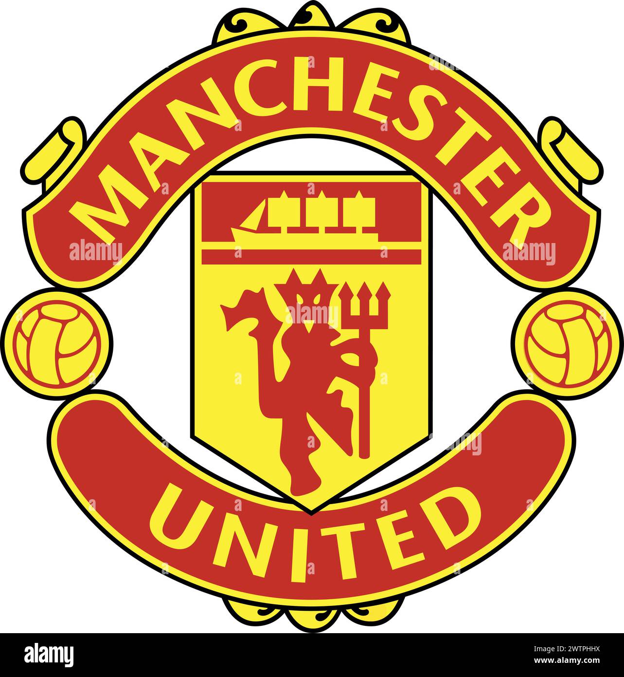 Manchester United logo prepared and cleaned in vector Stock Vector