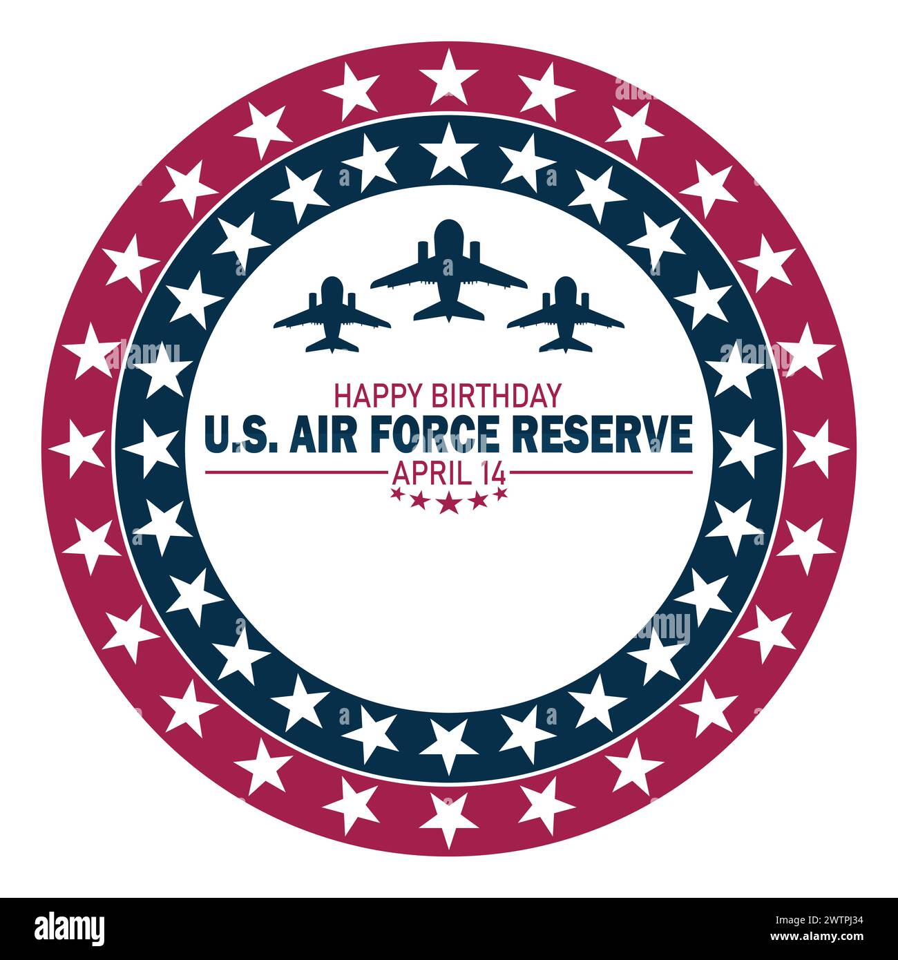 Happy Birthday US AIR Force Reserve. Holiday concept. Template for