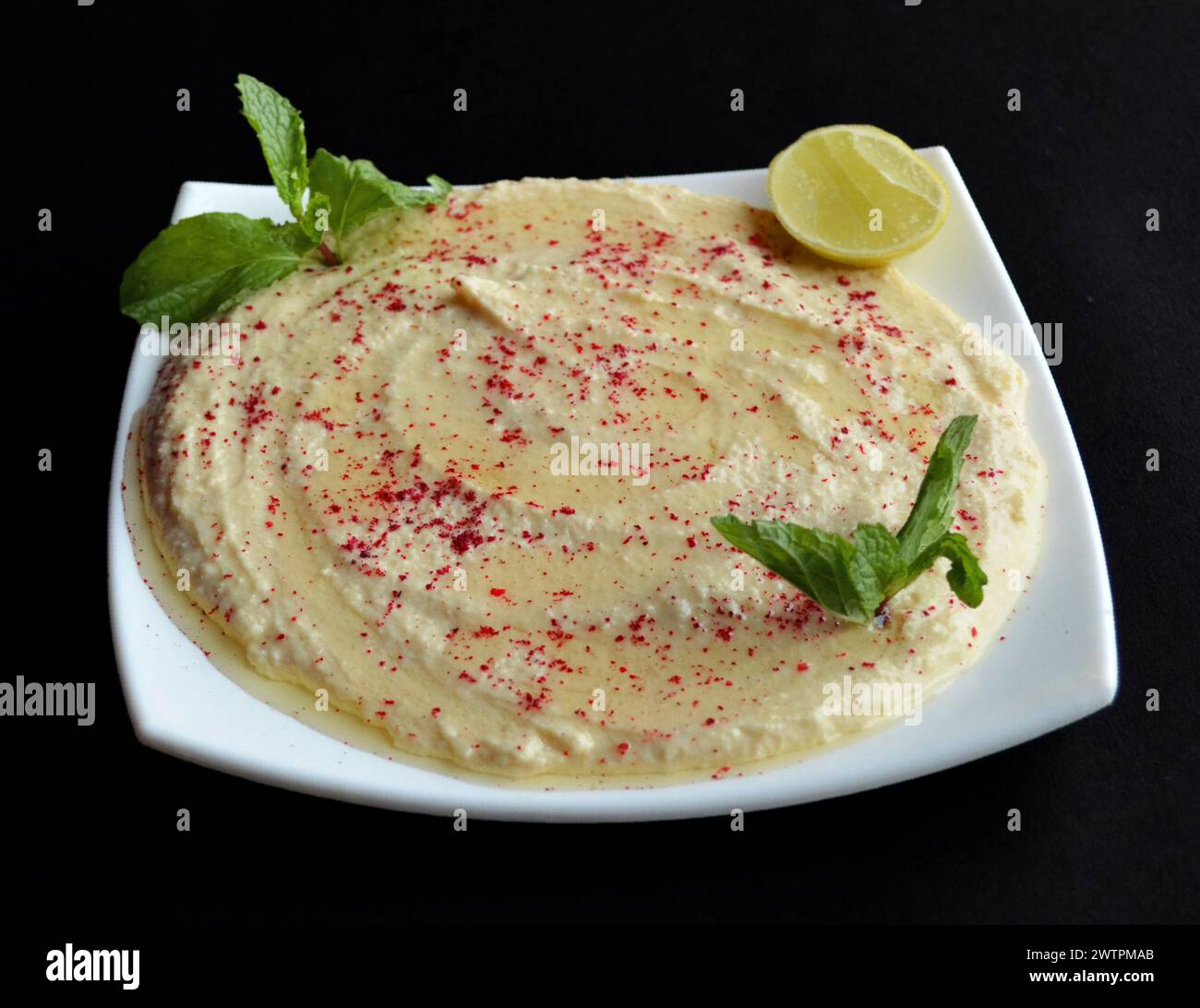Hummus is a smooth and creamy puree of cooked chickpeas (garbanzo beans