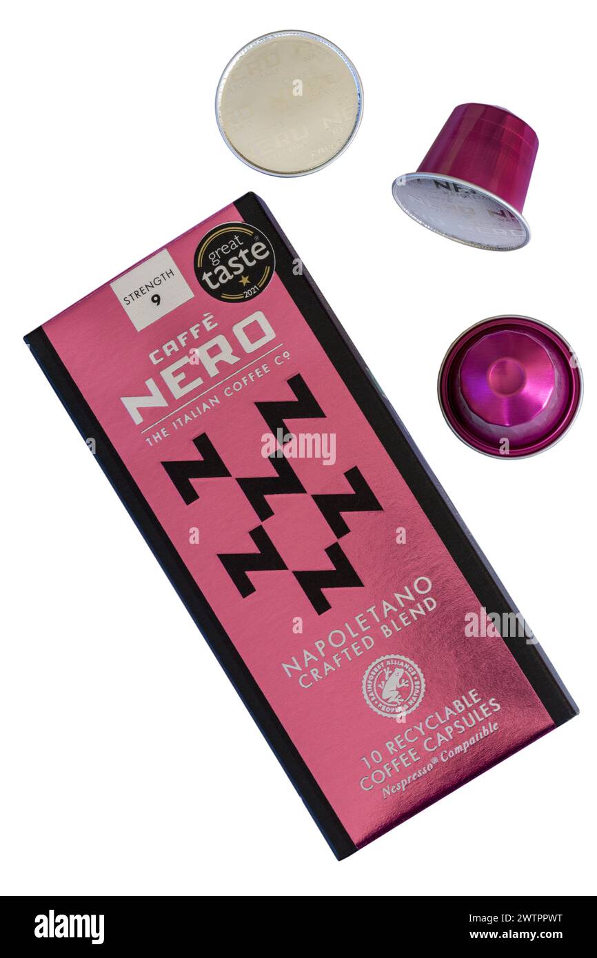 Caffe nero napoletano crafted blend coffee pods hires stock