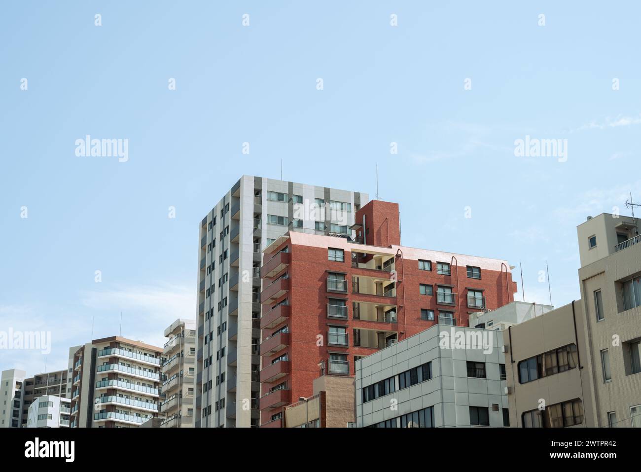 Mansion high-rise buildings in Tokyo, Japan Stock Photo - Alamy