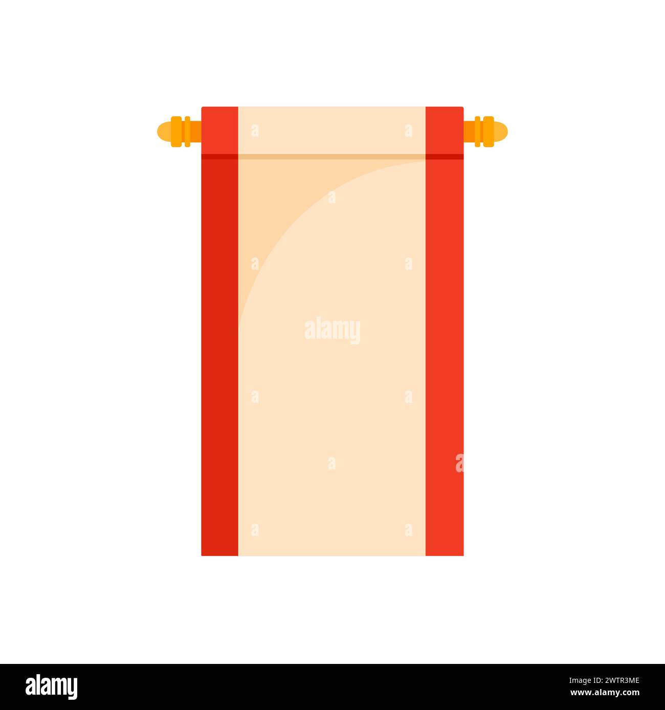 Chinese traditional scroll. Oriental asian scroll paper, japanese