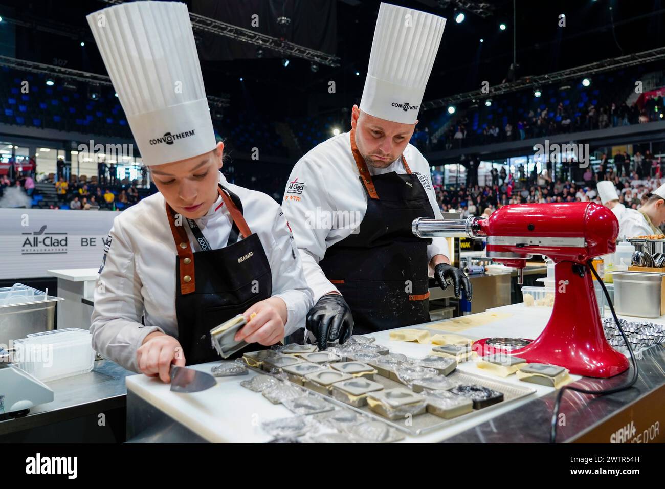 Trondheim 20240319.Kamil Tluczek and Patrycja Szczepaniak from Poland