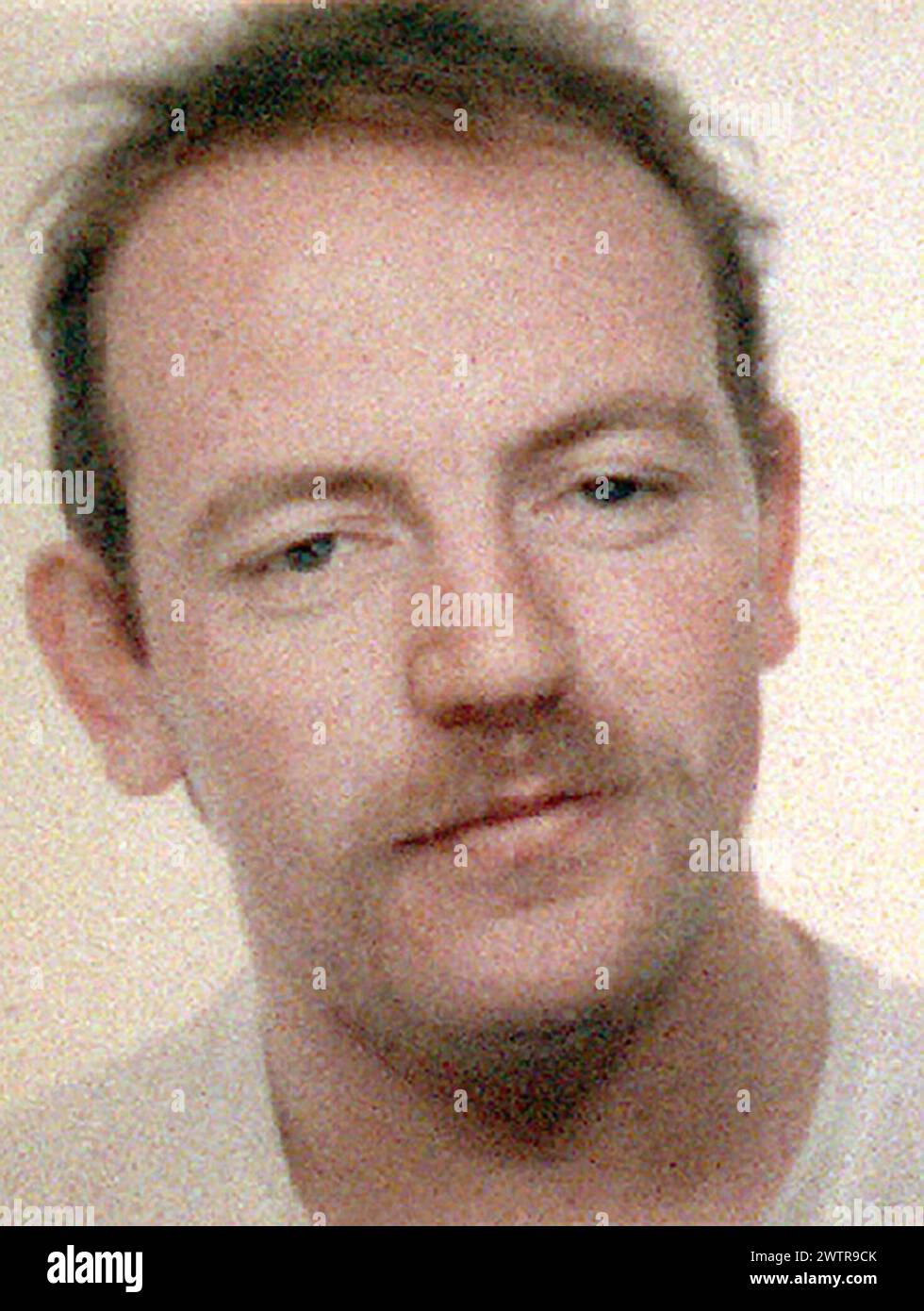 File photo dated 8/11/94 of Pearse McAuley. Convicted garda killer McAuley has been found dead at his home in Co Tyrone. The body of McAuley, who was in his late 50s, was discovered at a property in Strabane on Monday. He was sentenced to 14 years in jail for the manslaughter of Detective Garda Jerry McCabe, who was shot dead by an IRA gang during a raid on the post office in Adare, Co Limerick, in June 1996. Issue date: Tuesday March 19, 2024. Stock Photo