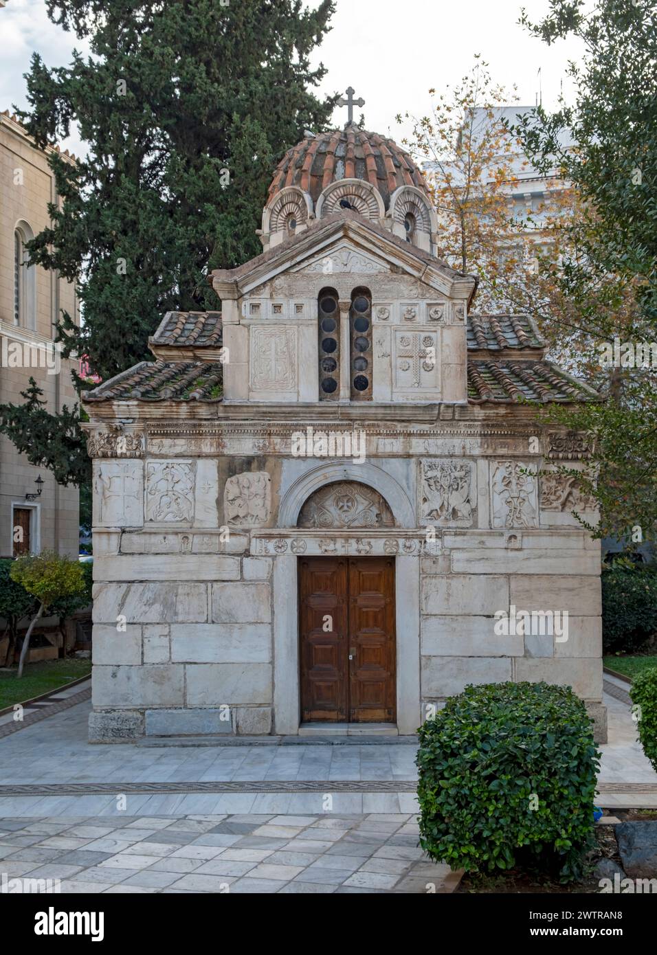 Little Metropolis - Church of St. Eleftherios, Athens, Greece Stock Photo