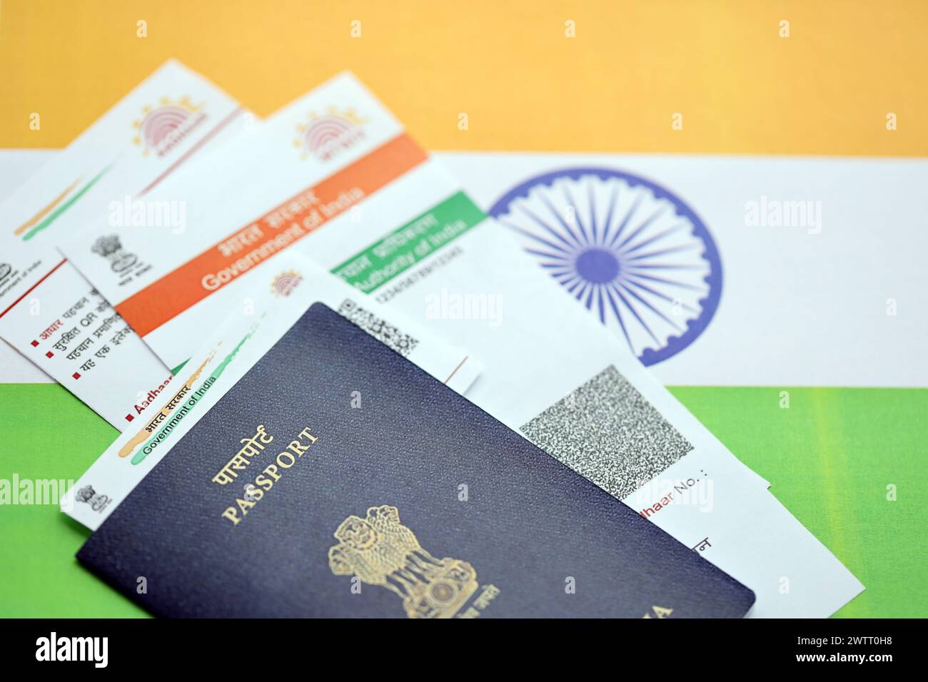 Indian Aadhaar card from Unique Identification Authority of India and ...