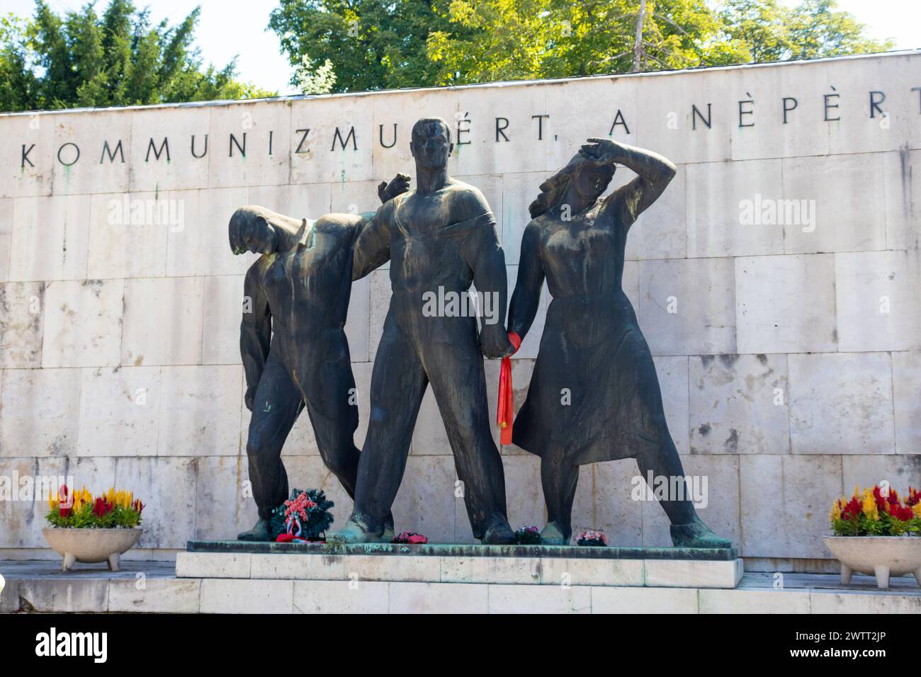 The Labor Movement Pantheon in Budapest's Kerepesi Cemetery Stock Photo