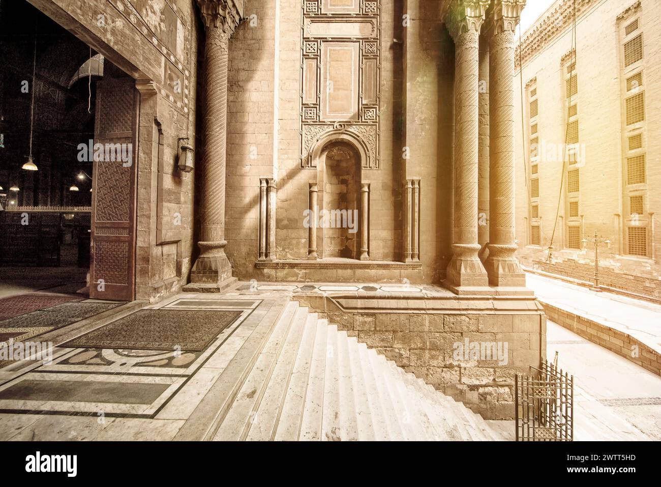 Al-Rifa'i Mosque in Islamic Cairo, Egypt Stock Photo