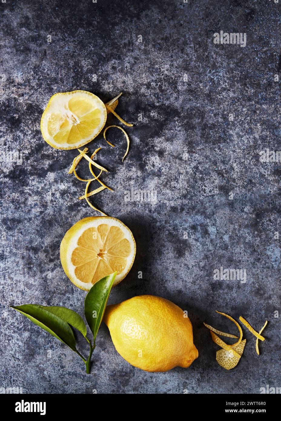 Lemon Still Life Stock Photo
