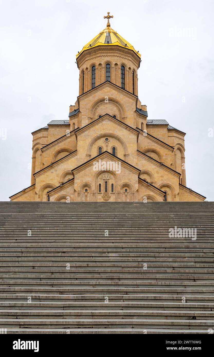 The Holy Trinity Cathedral of Tbilisi commonly known as Sameba in ...