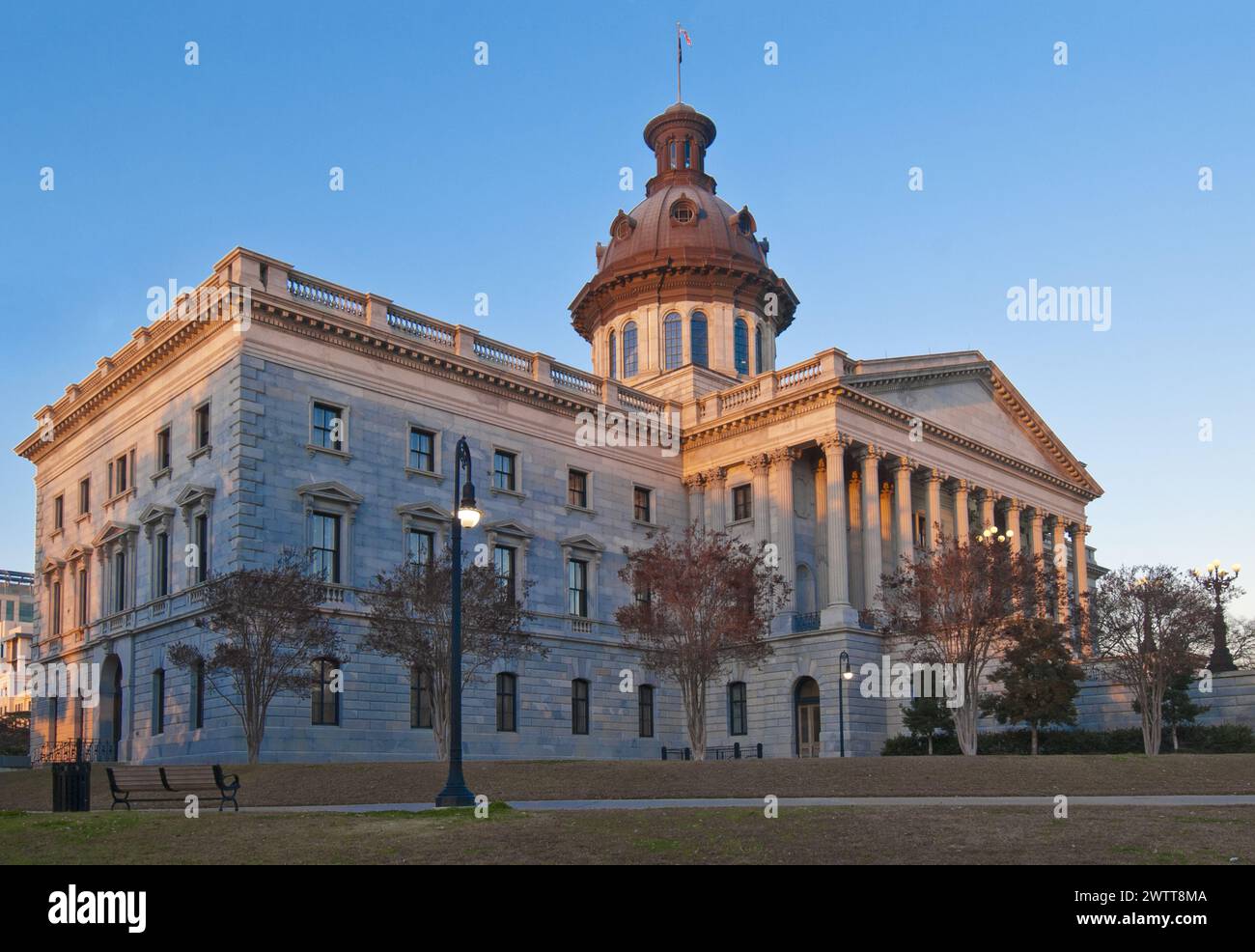 South Carolina State House, built in Greek Revival style in 1855, a National Historic Landmark in Columbia, South Carolina Stock Photo