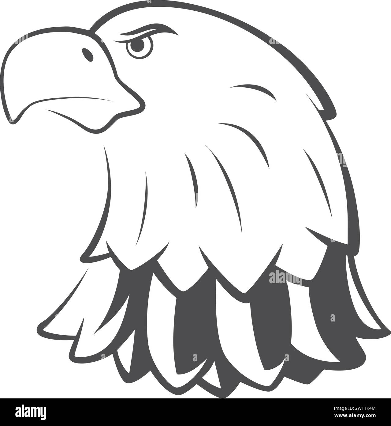 Eagle logo Black and White Stock Photos & Images - Alamy
