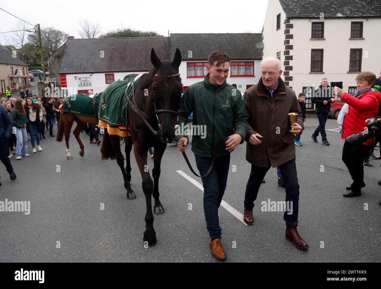 2024 Boodles Cheltenham Gold Cup winner Galopin Des Champs, groom Adam