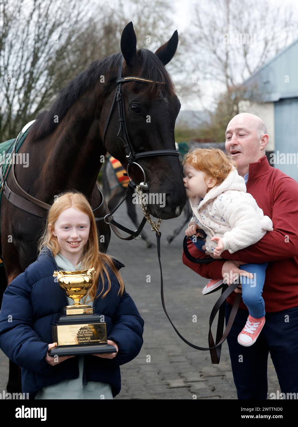 Clodagh Casey, Grace Casey, and David Casey, with 2024 Boodles