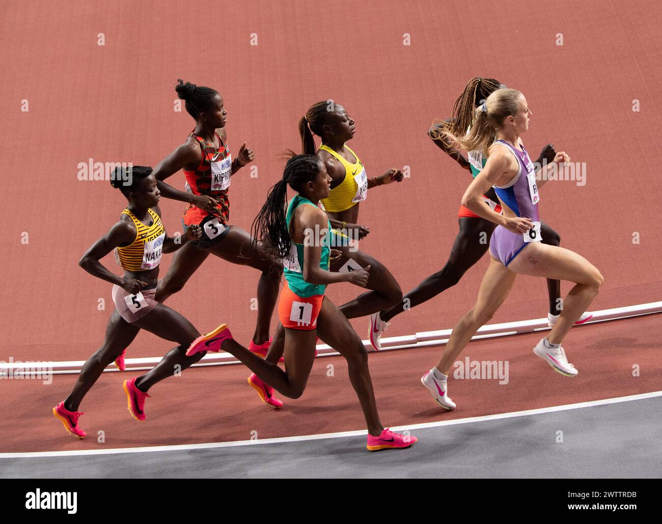 Women’s 800m final at the World Athletics Indoor Championships