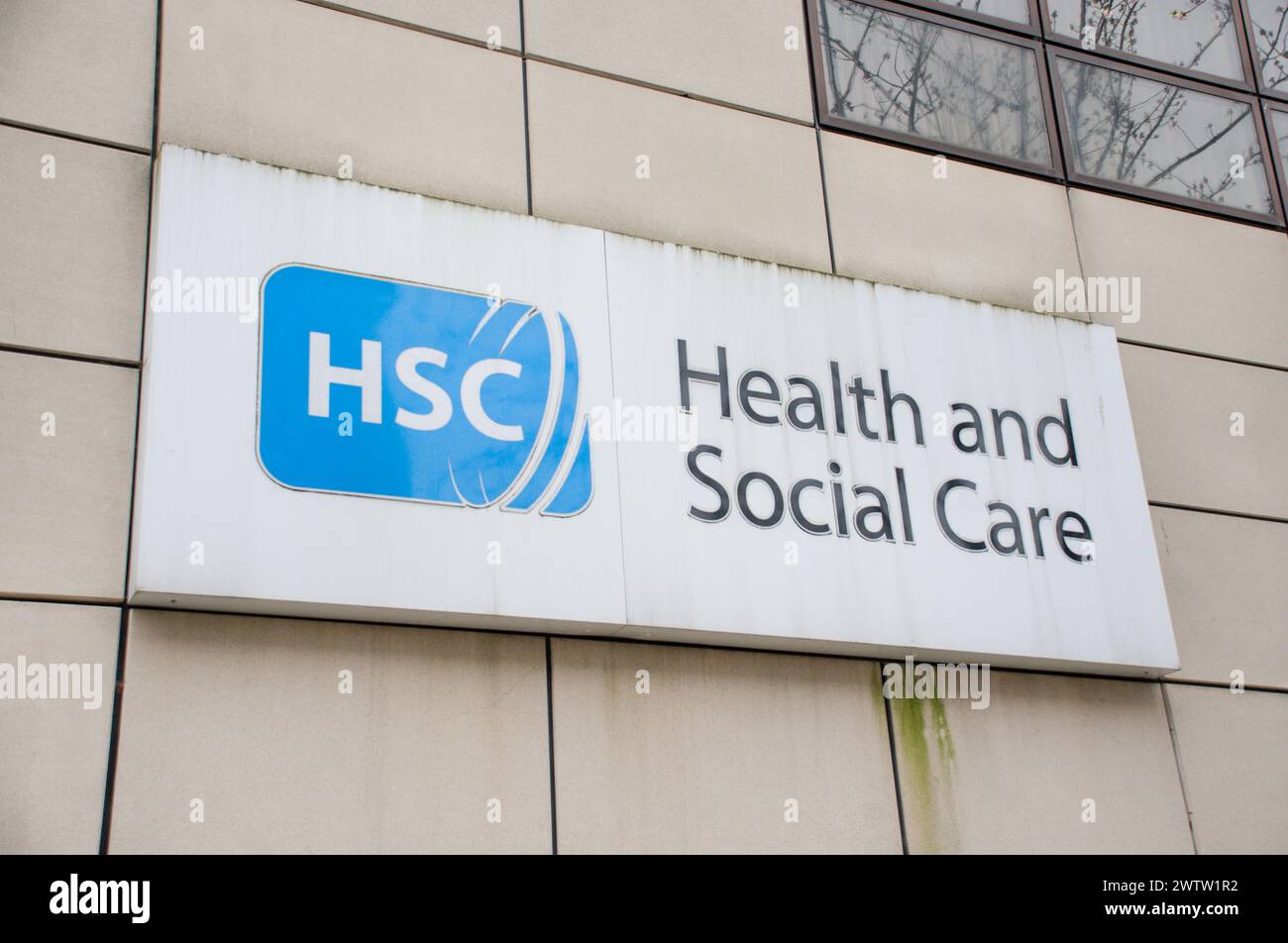 Health and Social Care logo. Northern Ireland Stock Photo - Alamy