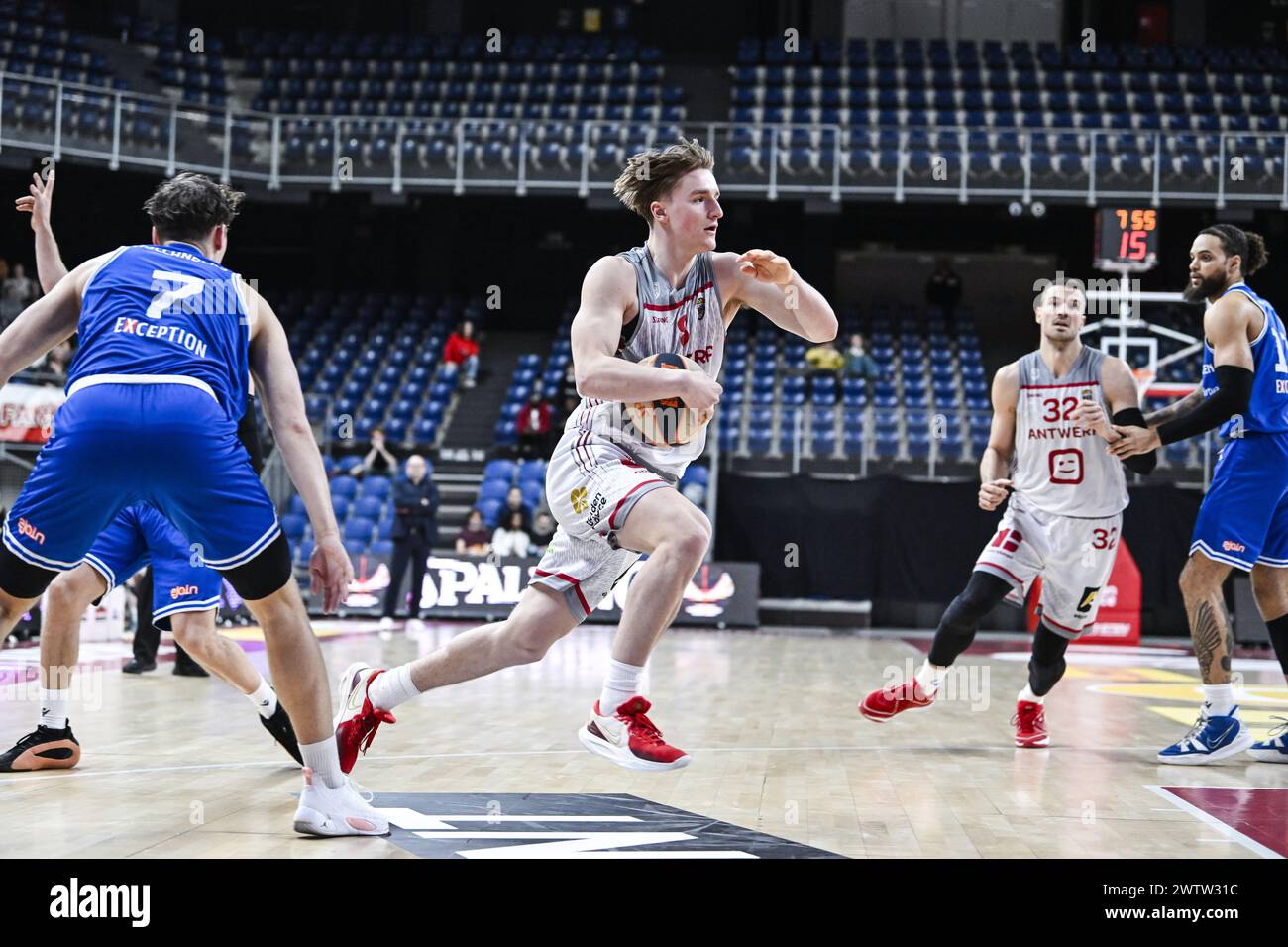 Antwerp, Belgium. 19th Mar, 2024. Antwerp's Jo Van Buggenhout pictured