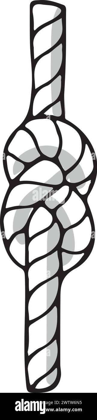 Navy knot Black and White Stock Photos & Images - Alamy