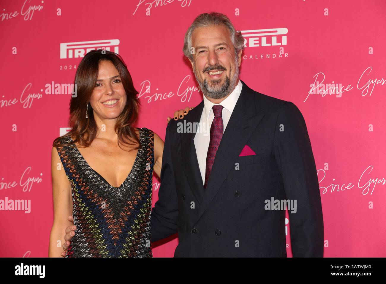 Ilaria Tronchetti Provera and Anselmo Guerrieri Gonzaga attend the gala