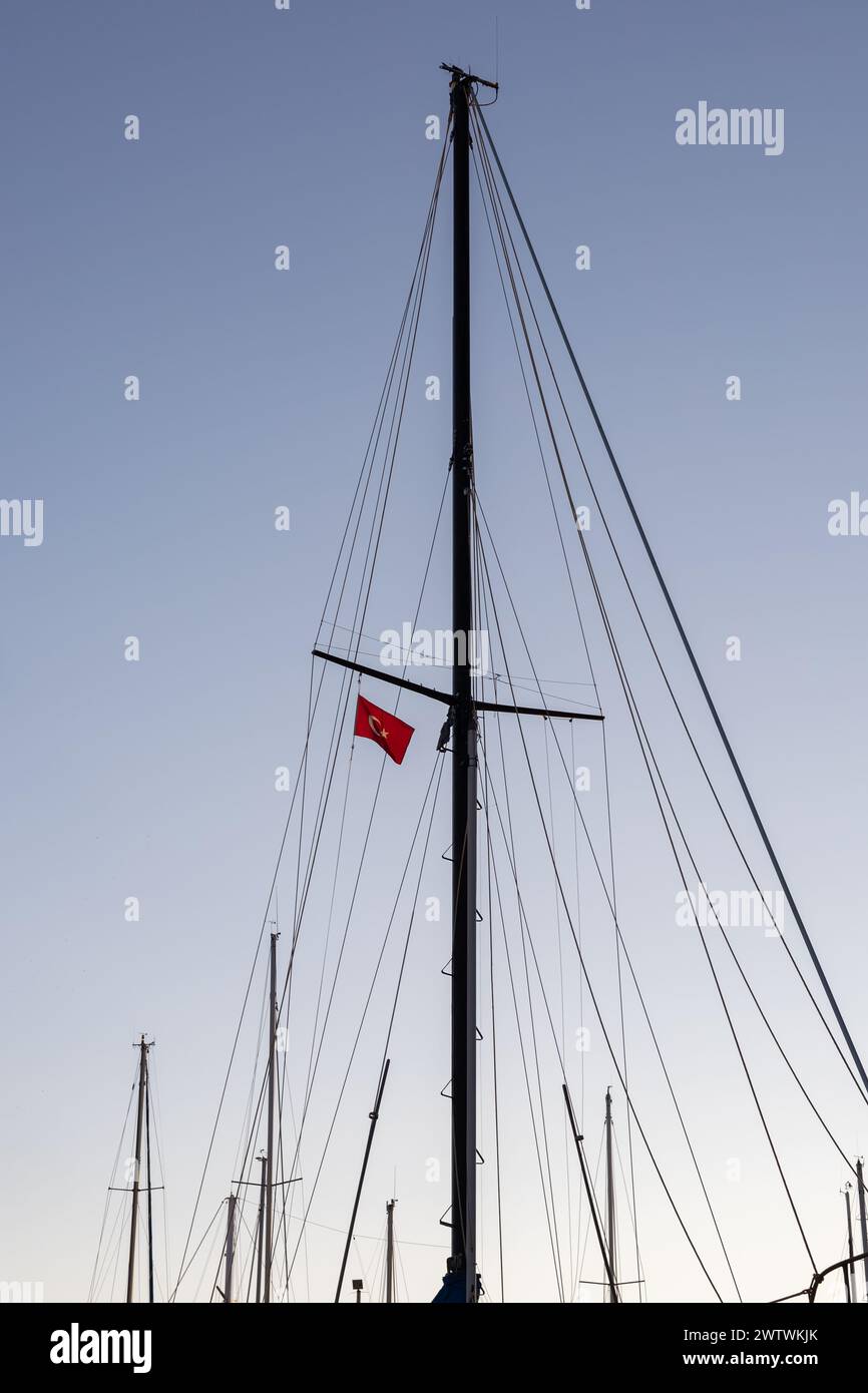 Tall flag mast hi-res stock photography and images - Alamy