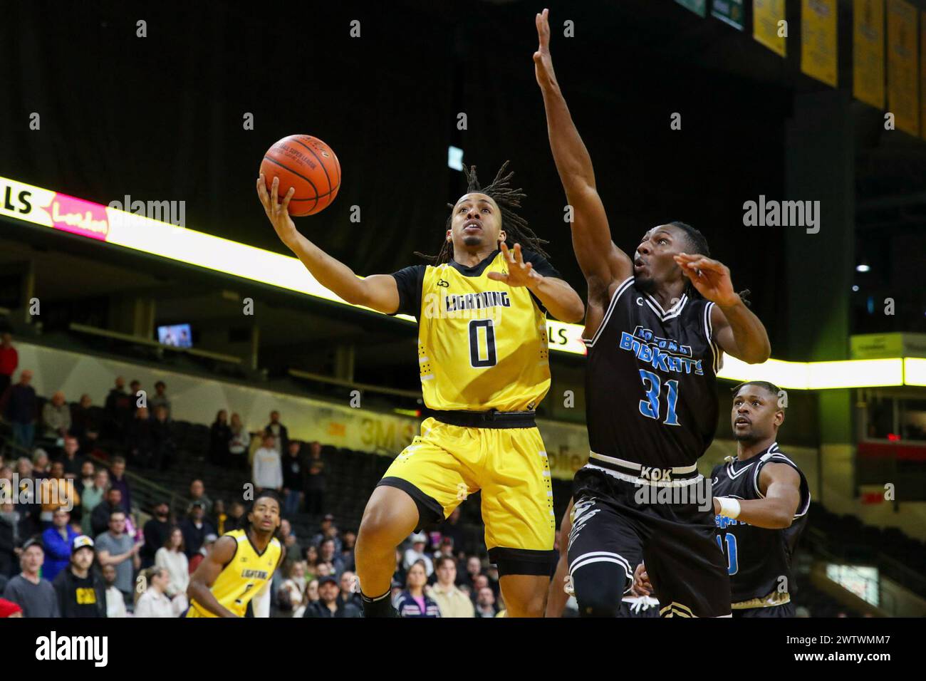 London, Canada. 19th Mar, 2024. The Kokomo Bobkats defeat the London