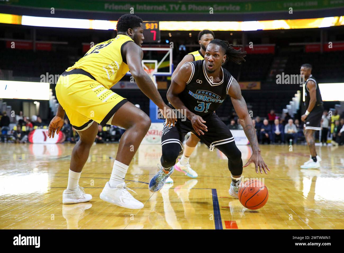 London, Canada. 19th Mar, 2024. The Kokomo Bobkats defeat the London