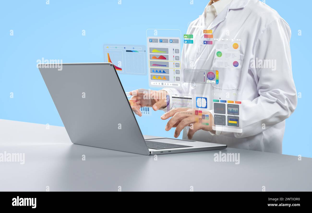 Hospital technology graphic hi-res stock photography and images - Alamy