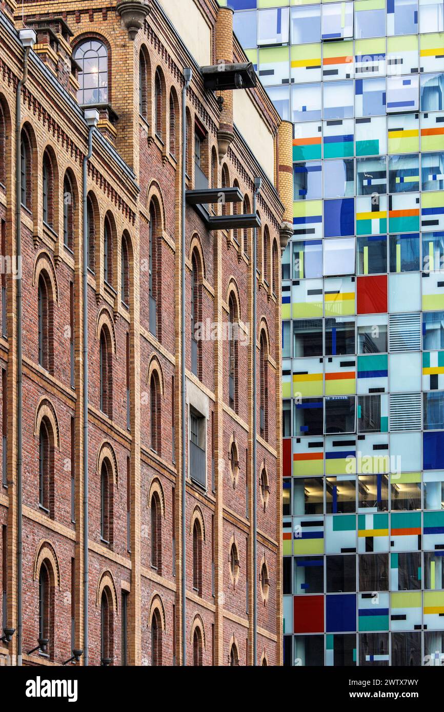 facades of the buildings Alte Maelzerei (old malthouse) and Colorium ...